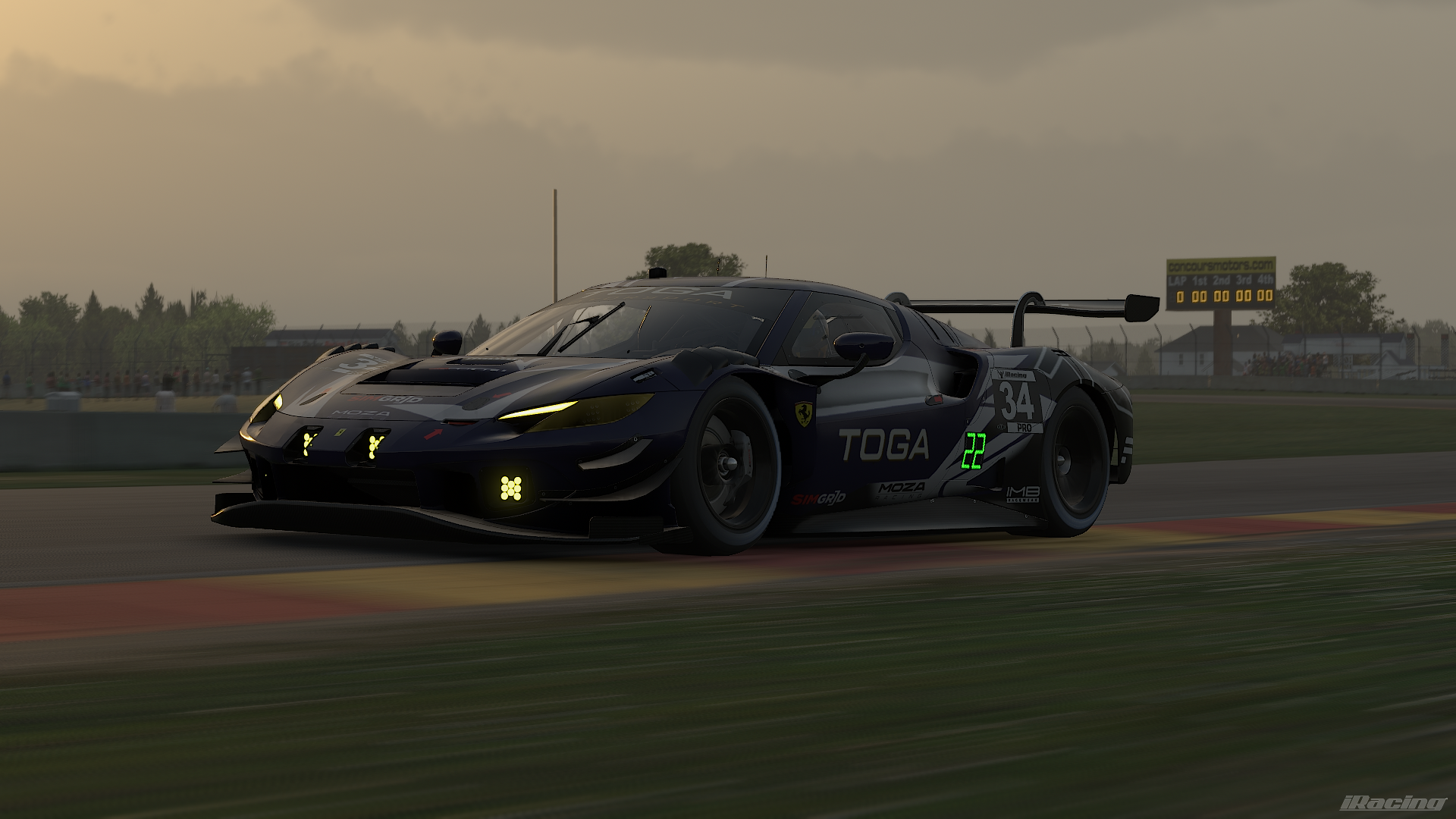 Toga Racing on track